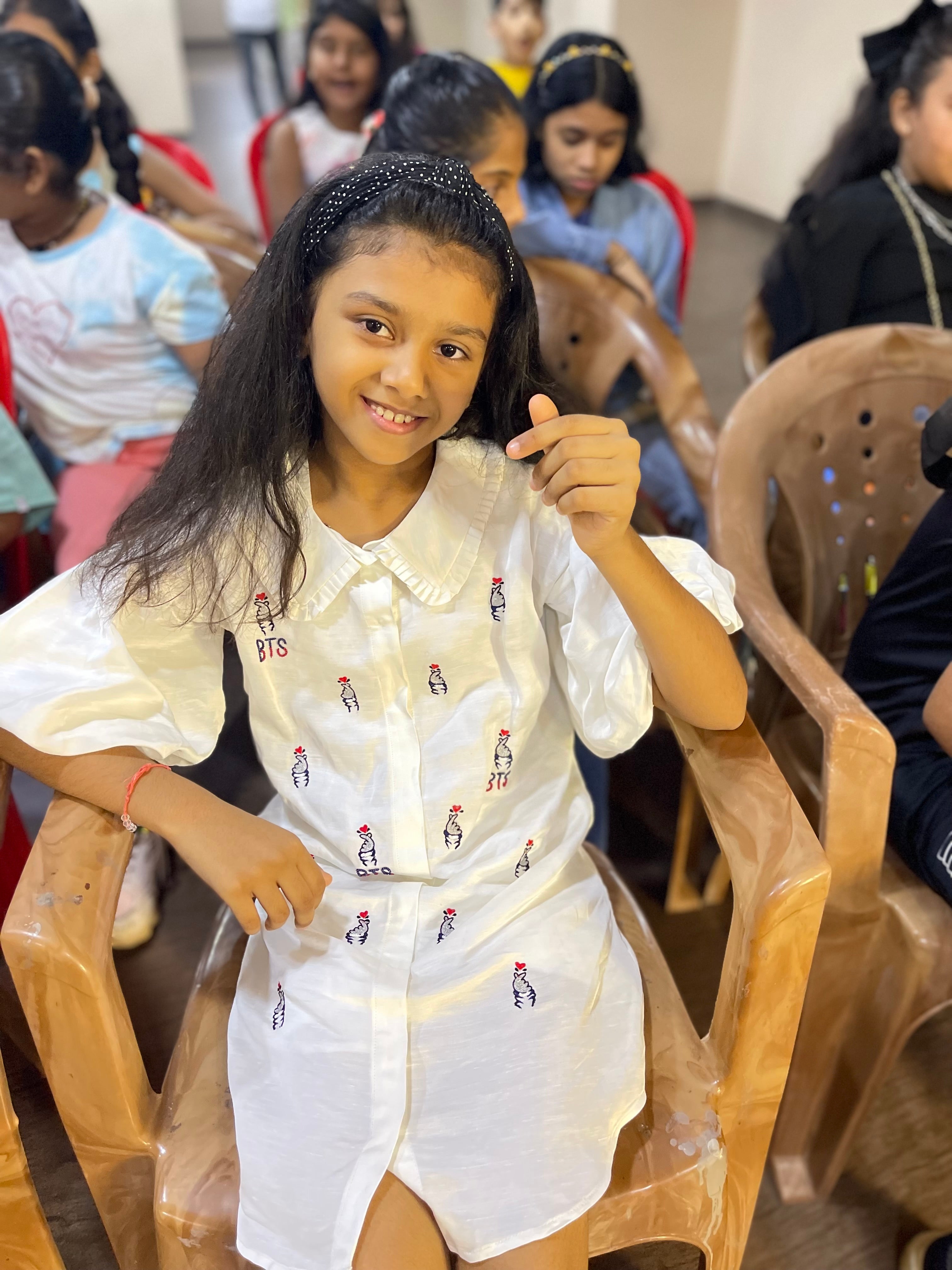 Child BTS Shirt Dress