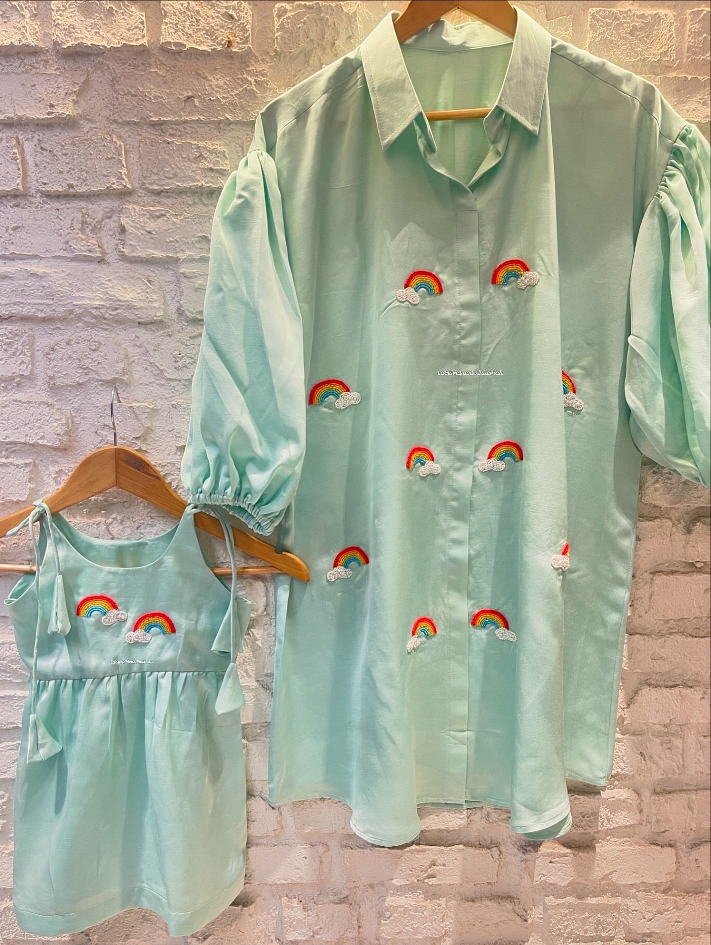 Rainbow Shirt Dress