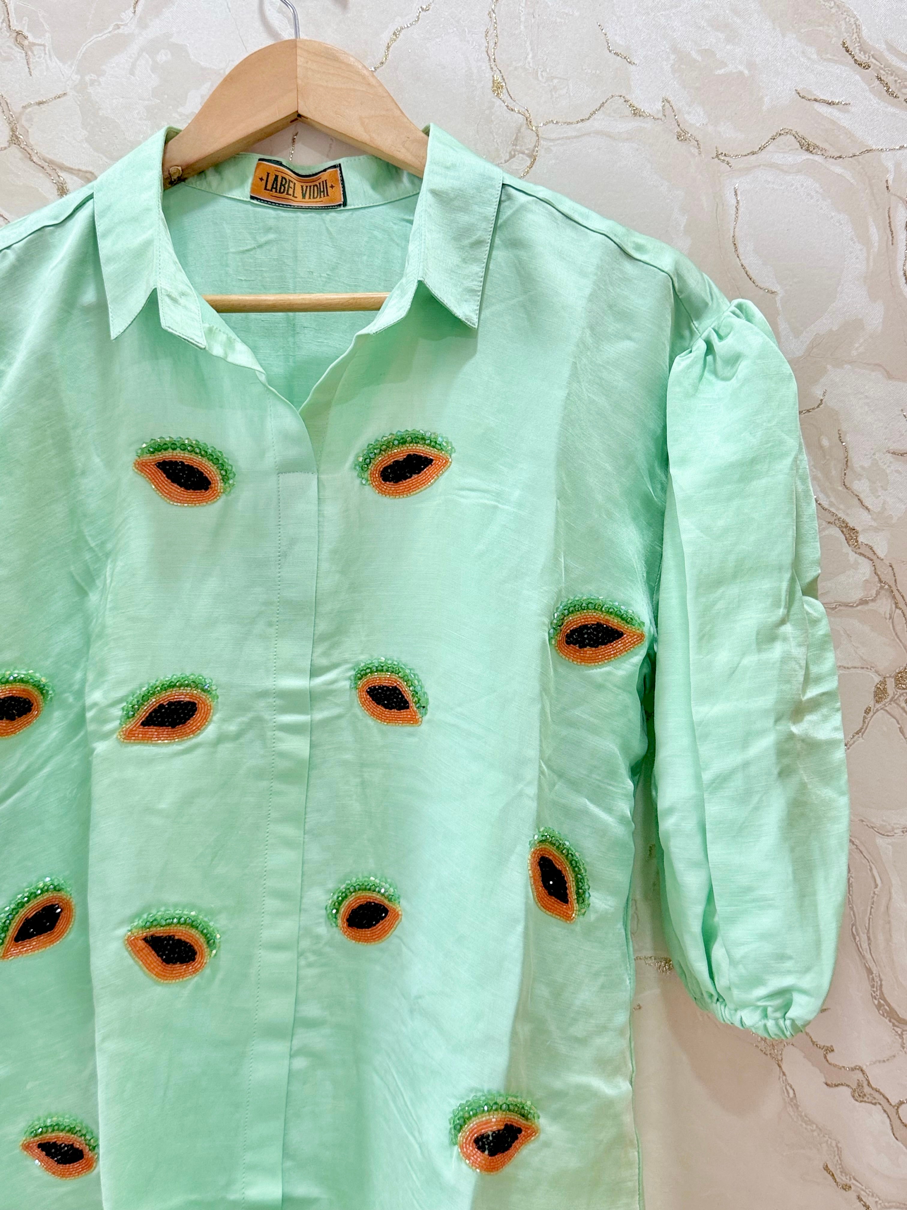 Papaya Shirt dress