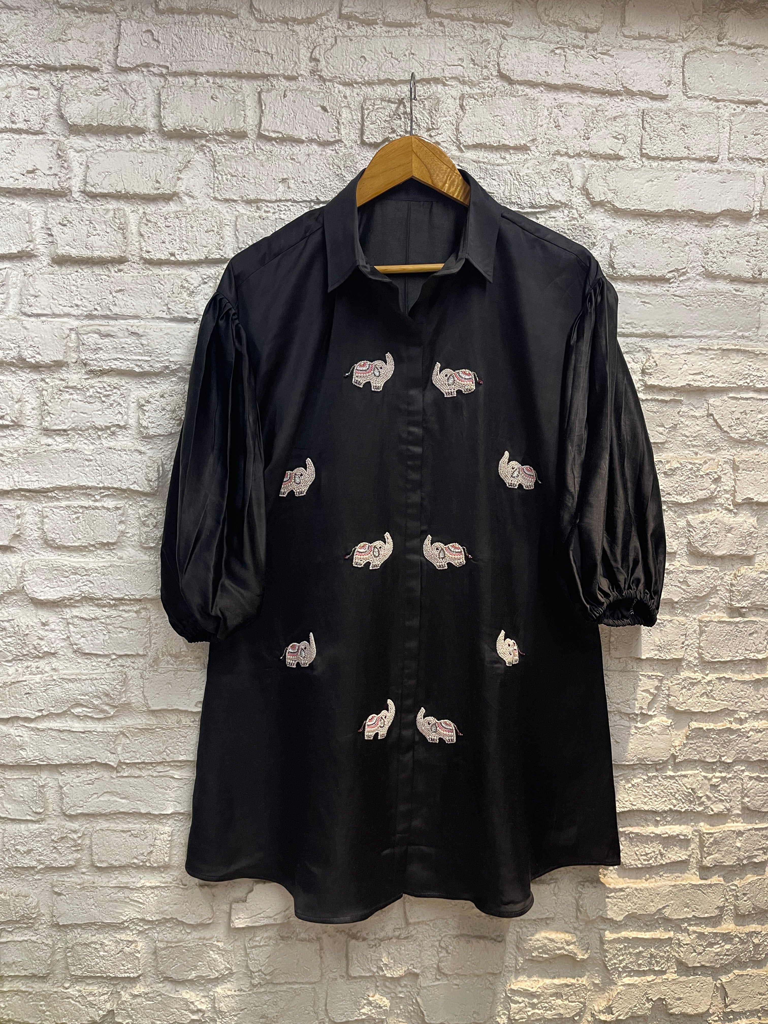 Baby Elephant Shirt Dress