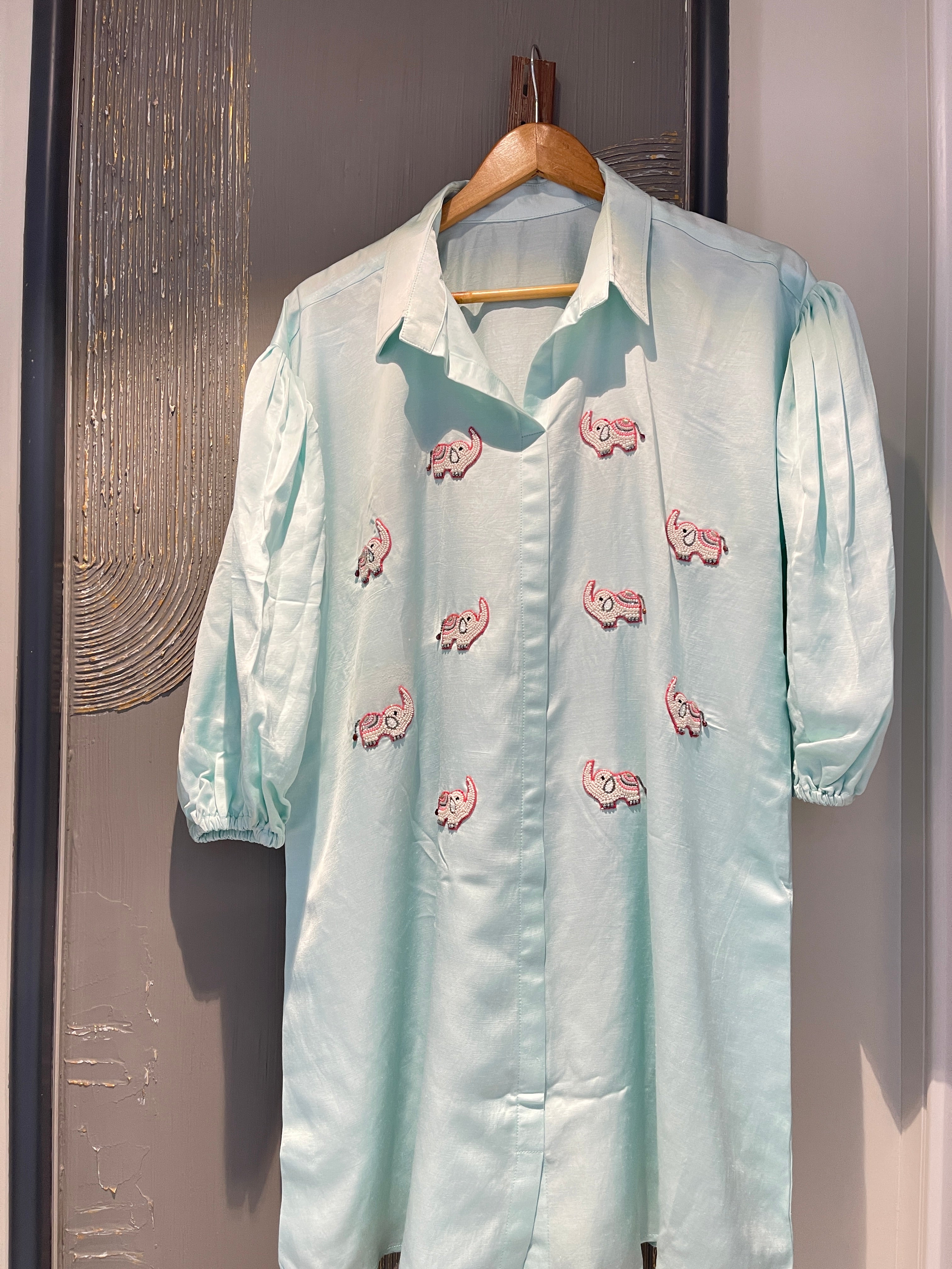 Baby Elephant Shirt Dress