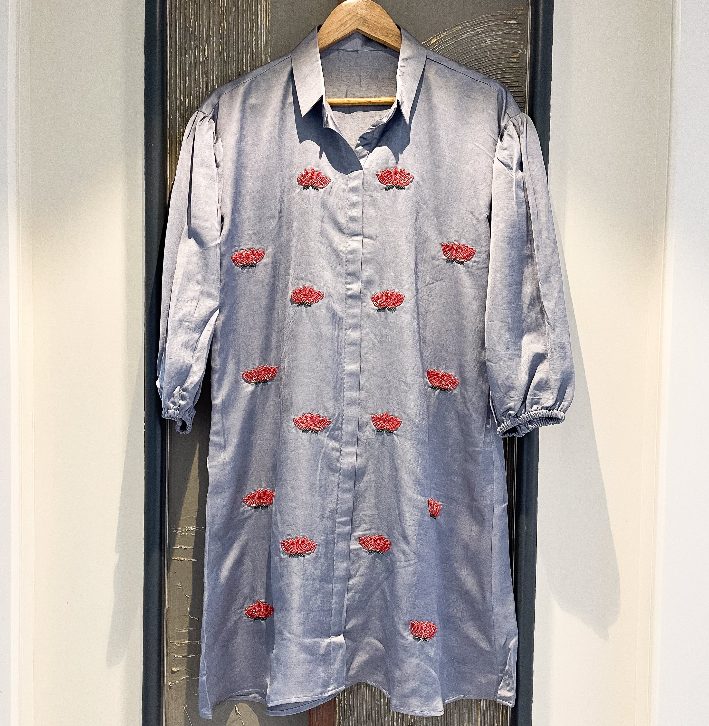 Lotus Shirt Dress