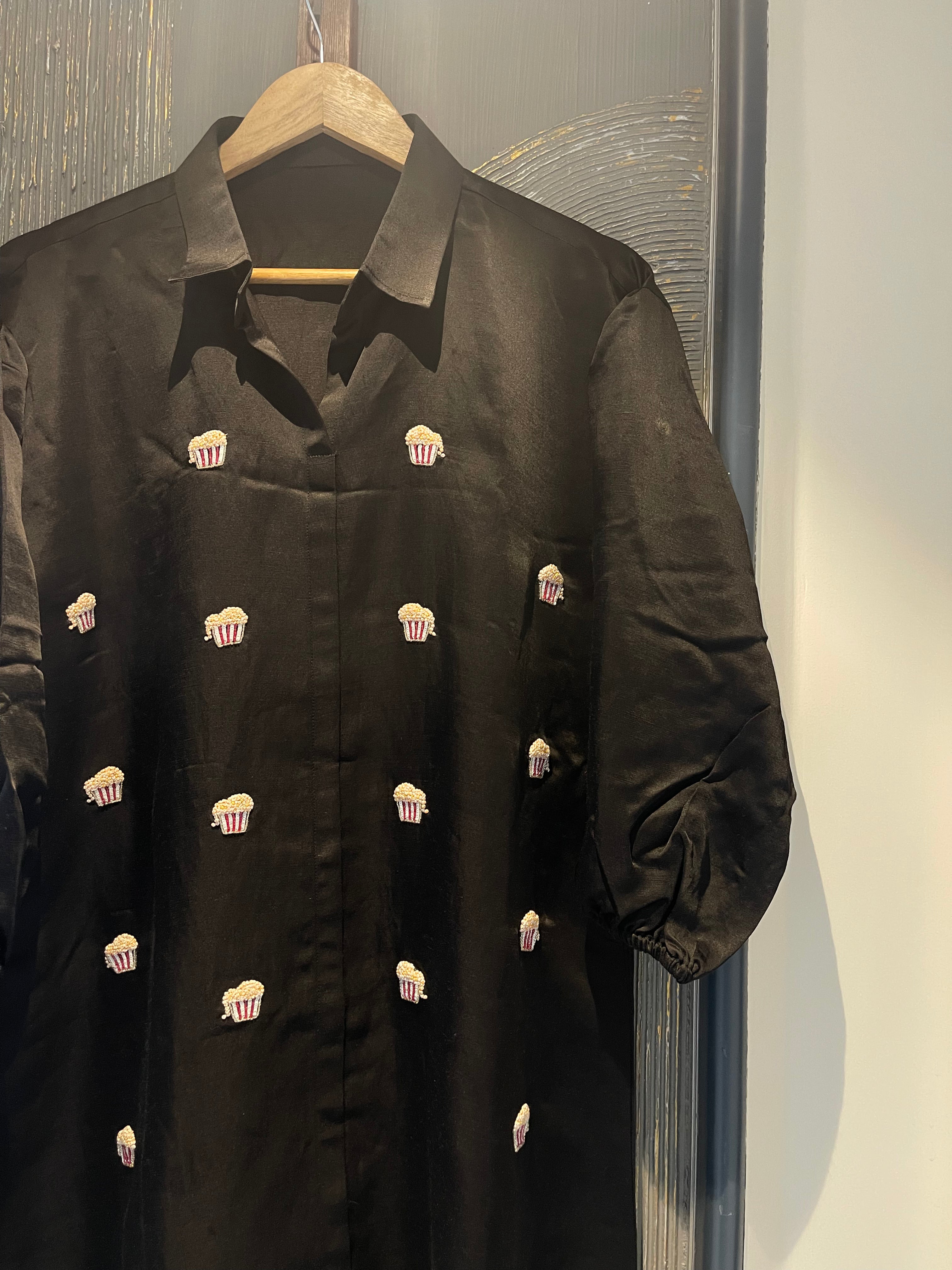 Popcorn Shirt Dress