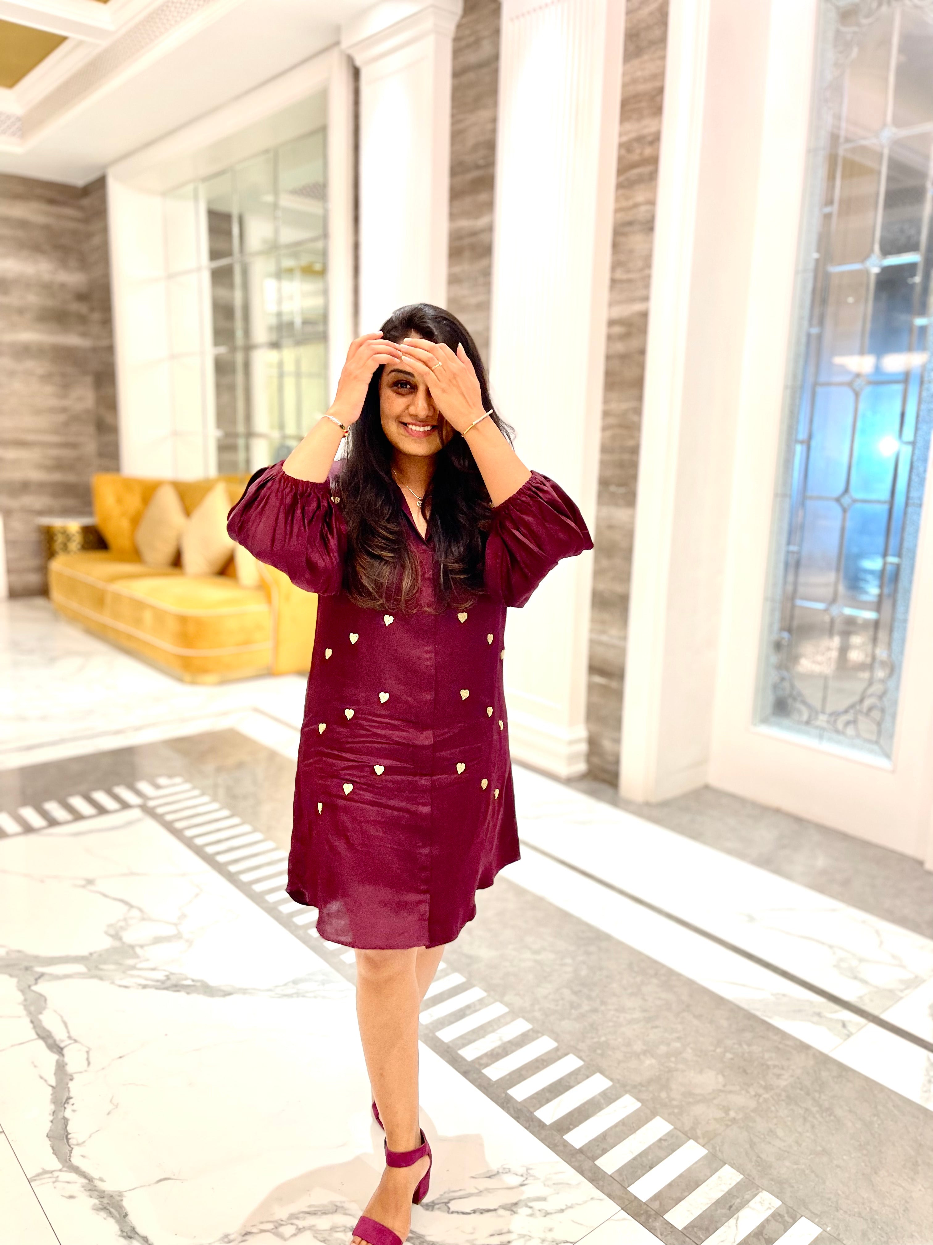 Heart Shirt Dress