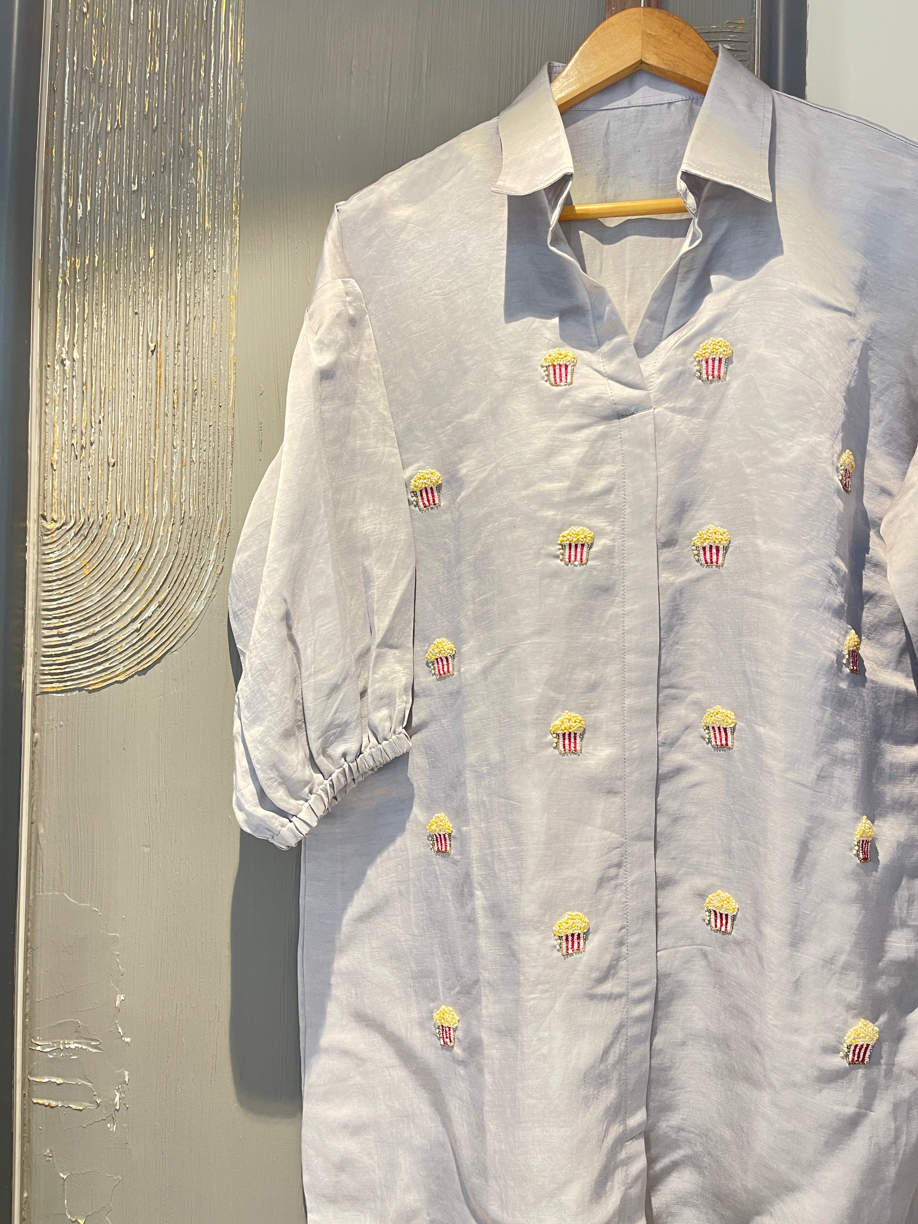 Popcorn Shirt Dress
