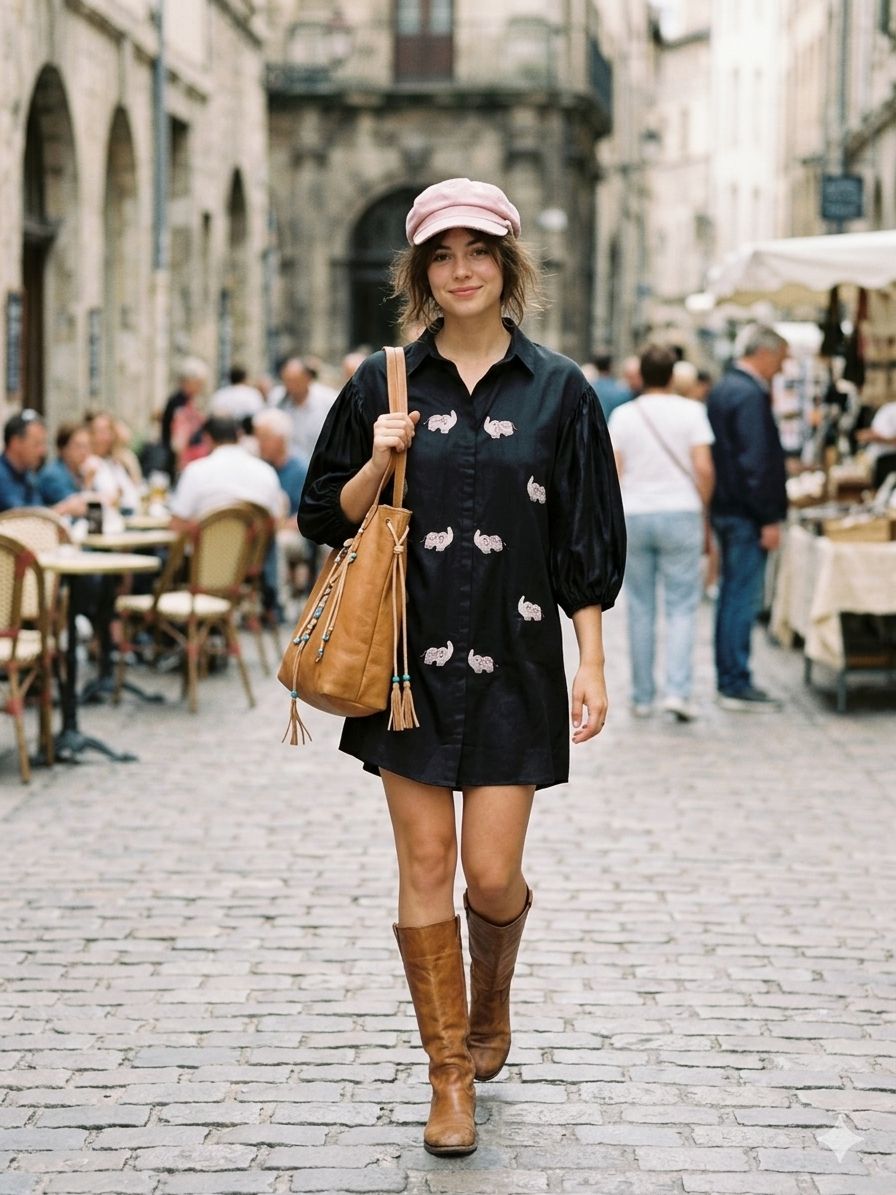 Baby Elephant Shirt Dress