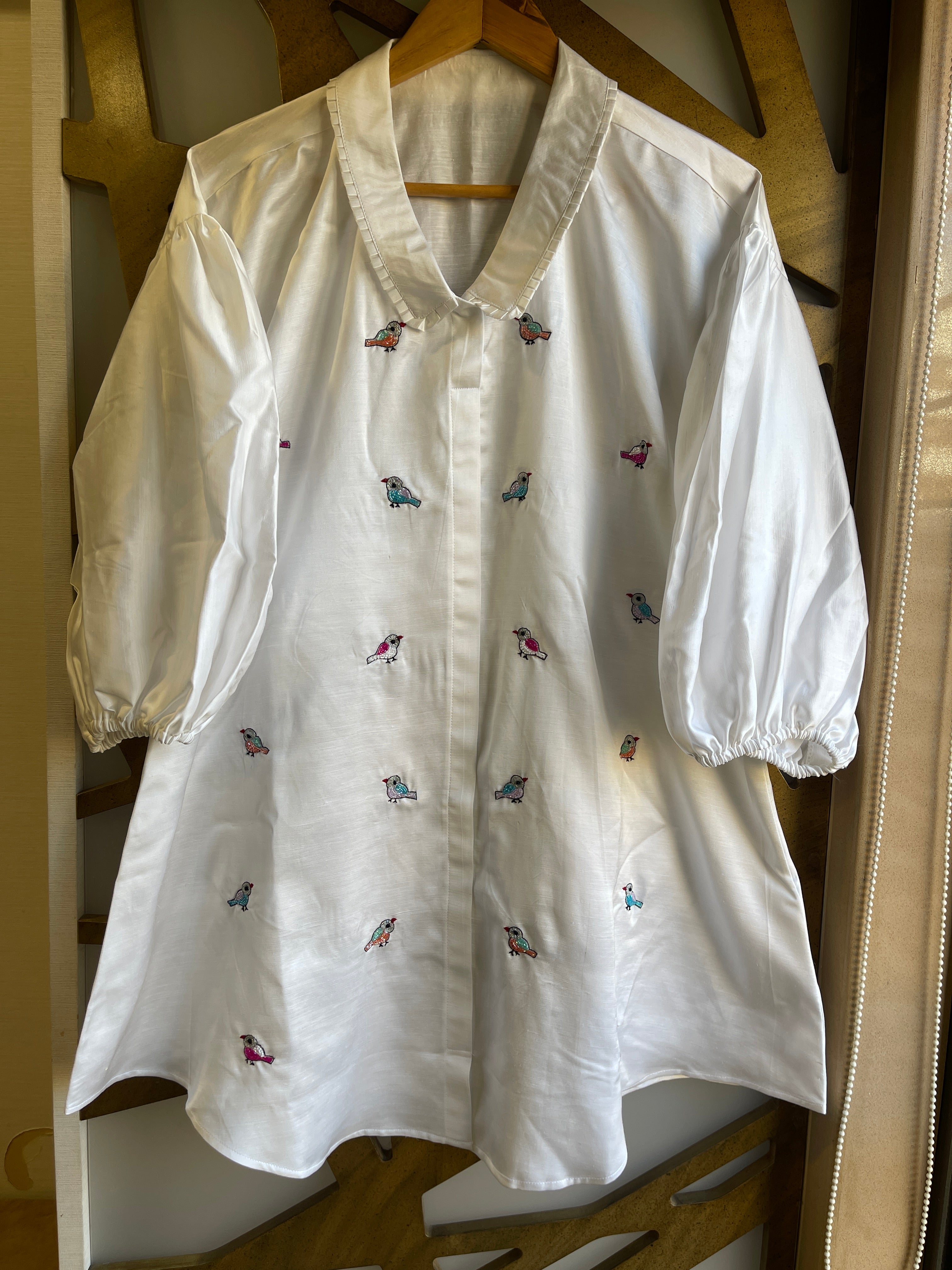 Bird Shirt Dress