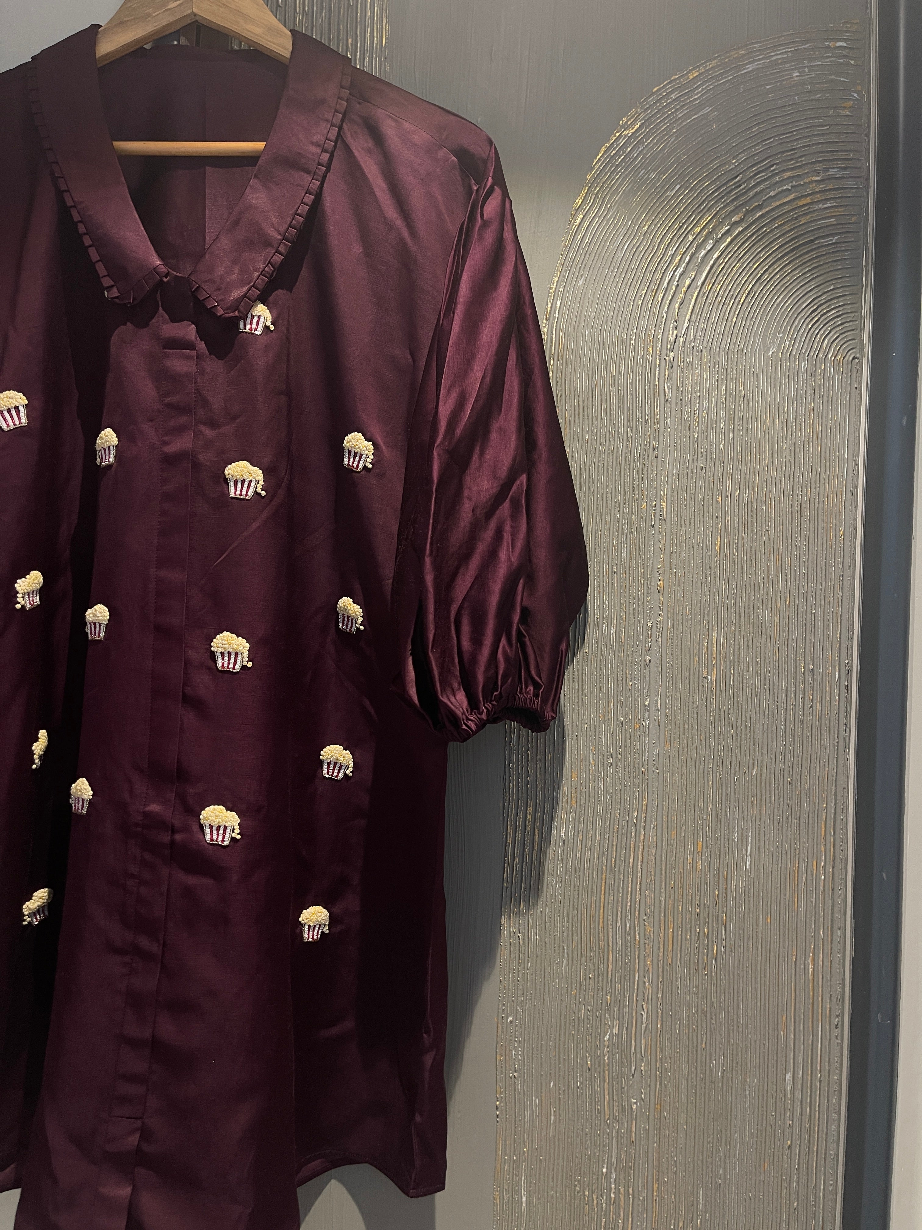 Popcorn Shirt Dress