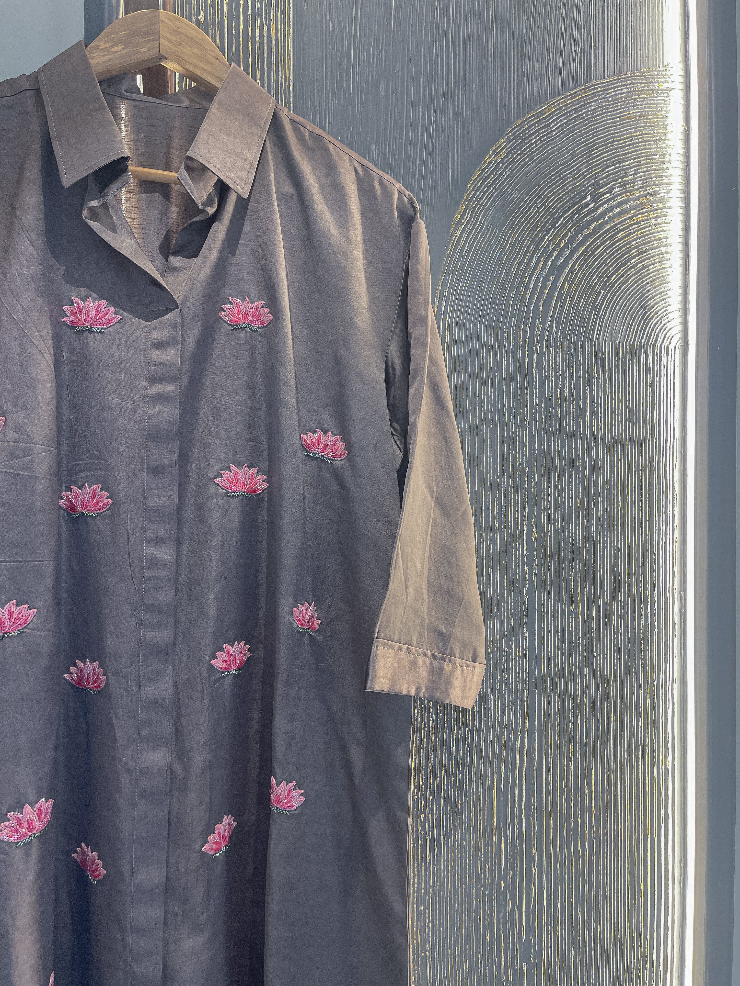 Lotus Shirt Dress