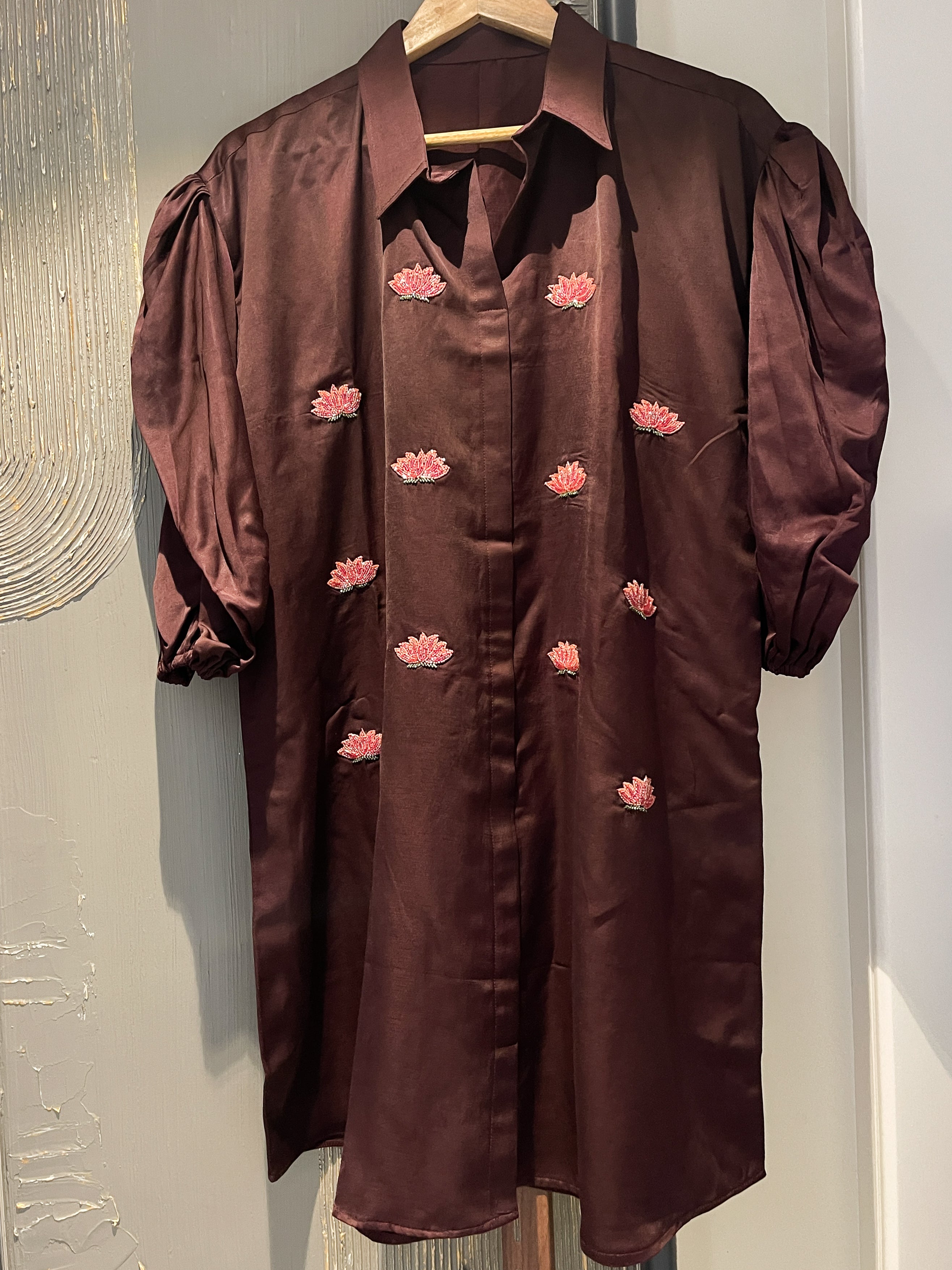 Lotus Shirt Dress